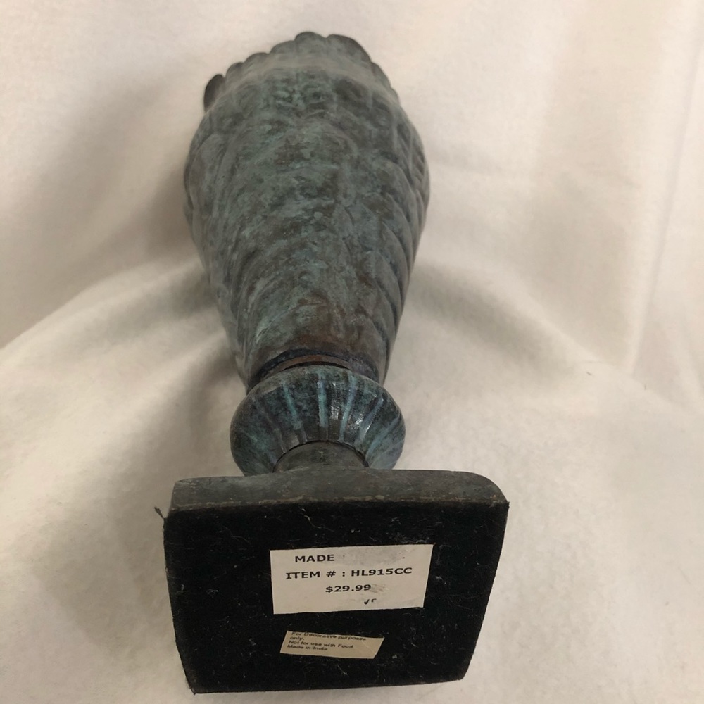 Decorative Metal Vase - Picture 6 of 7